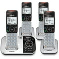 thumbnail image 1 of vtech VS DECT 6.0 Bluetooth 4 Handset Cordless Phone for Home with Answering Machine, Blocking, Caller ID, Intercom and Connect to Cell (Silver & Black) Silver 4 Handsets Phone, 1 of 12