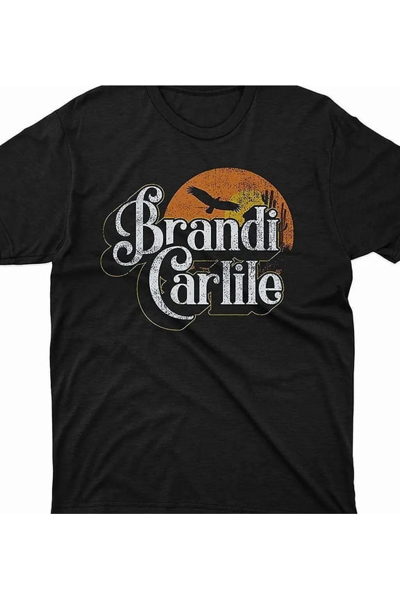 vtg Brandi Carlile black T-shirt Short sleeve S to 5Xl 1F513
