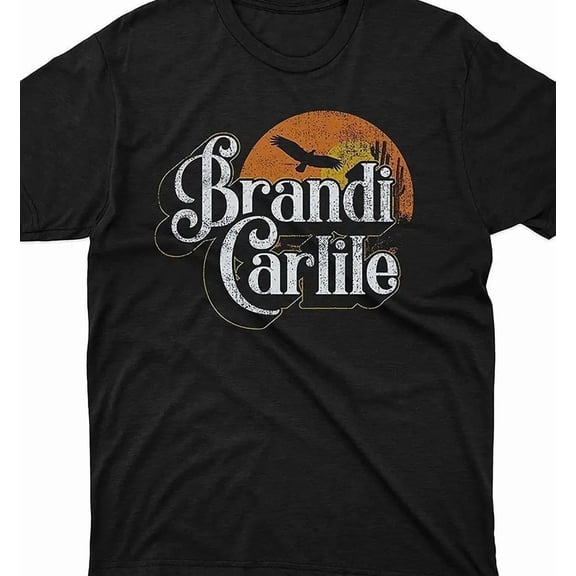vtg Brandi Carlile black T-shirt Short sleeve S to 5Xl SD10