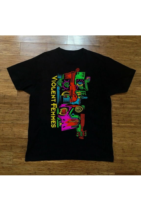 vtg Violent Femmes band Men T-shirt Black Unisex Tee All Sizes 2F45