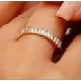 thumbnail image 1 of vylahjewellery 1.50 Ct Baguette Cut Diamond Ring Moissanite Solitaire Wedding Ring for Her, 1 of 7