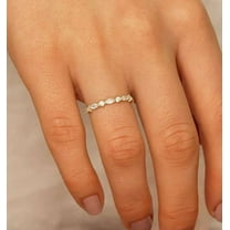 vylahjewellery 1.50 Ct Marquise Cut 14K Rose Gold Ring Brilliant Moissanite Diamond Engagement Ring Gift for Her