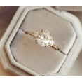 thumbnail image 1 of vylahjewellery 1.50 Ct Oval Cut Customize Diamond Ring Moissanite Anniversary Forever One Plated White Gold Gift Ring for Women, 1 of 7