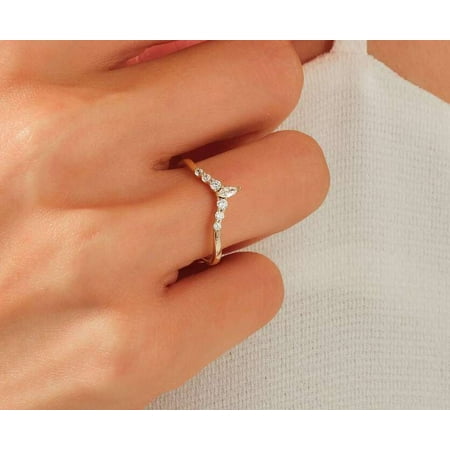 vylahjewellery 1 Ct Marquise Cut Moissanite Diamond Ring Handmade Jewelry 18K Rose Gold Engagement Expensive Ring