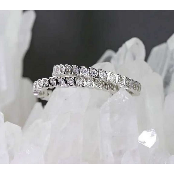 vylahjewellery 3 Ct Round Cut Moissanite Diamond Brillant Ring in 18K Rose Gold Engagement Ring for Her