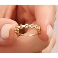 thumbnail image 1 of vylahjewellery Classic Round Cut Moissanite Diamond Wedding Ring and Bands 18K Yellow Gold Engagement Ring Forever One Birthday Gift for Her Promise Ring, 1 of 5