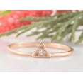 thumbnail image 1 of vylahjewellery Classic Wedding Bands Moissanite Diamond Engagement Rings 14K Rose Gold Plated Rings for Women Minimalist Jewelry Gift, 1 of 7