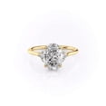 thumbnail image 1 of vylahjewellery Oval Cut Moissanite Three Stone Engagement Ring for Women Unique Wedding Handmade Jewelery Ring 14K Vermeil Yellow Gold Diamond Promise Anniversary Bridal Ring, 1 of 8