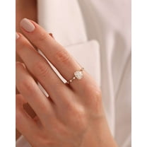 vylahjewellery Plated White Gold Ring Customize 1.50 Cut Radiant Cut Moissanite Diamond Ring Promise Wedding Anniversary Ring