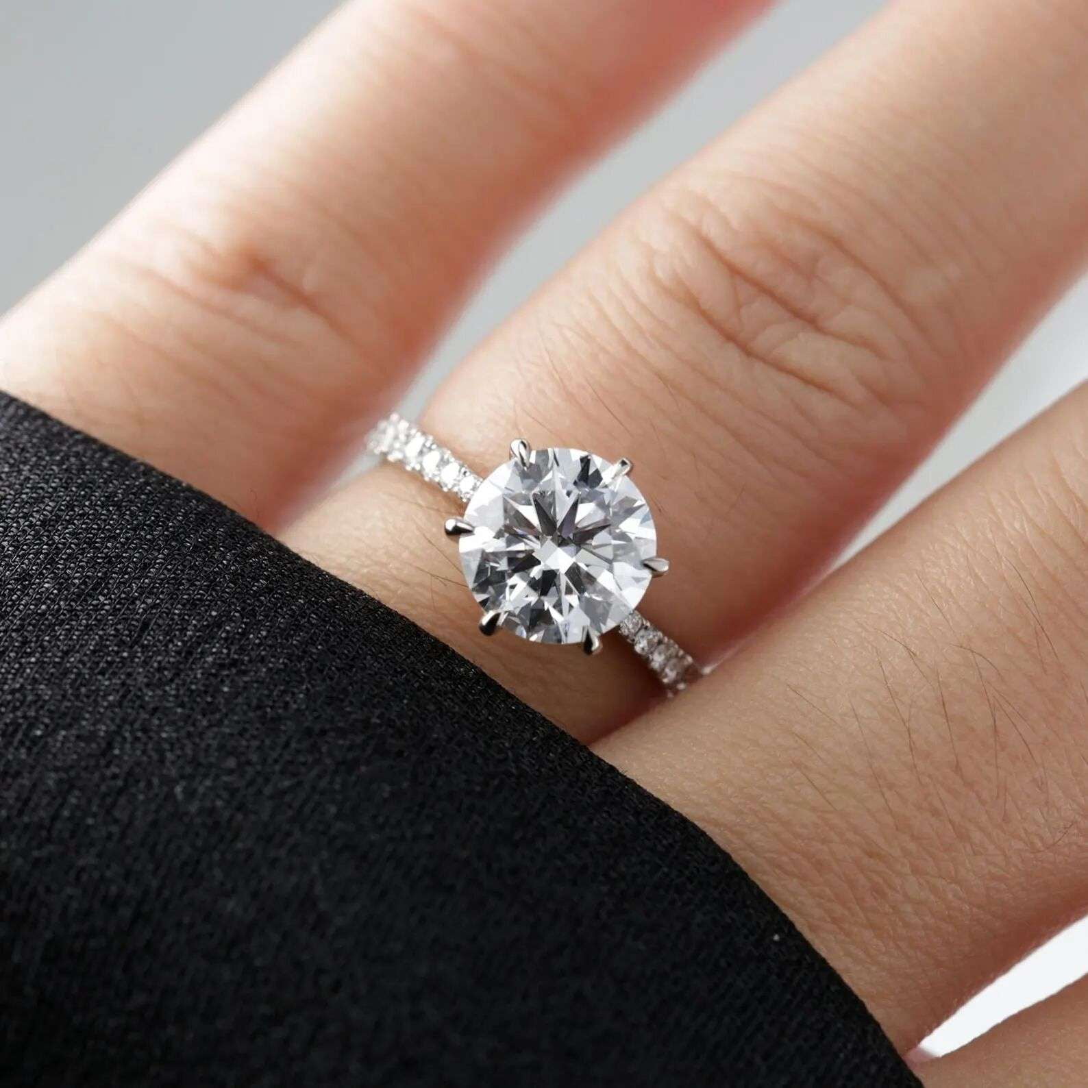 vylahjewellery Plated White Gold Women's Wedding Ring Unique Proposal ...