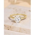 thumbnail image 1 of vylahjewellery Timeless Oval Cut Moissanite Proposal Solitaire Ring 14K Vermeil Yellow Gold Elegant Wedding Anniversary Gift Jewelry Elegant Diamond Engagement Ring, 1 of 7