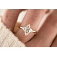 thumbnail image 1 of vylahjewellery Unique Marquise Cut Moissanite Diamond Ring Cluster Engagement Ring 14K Solid Gold Floral Anniversary Ring Vintage Style Bridal Wedding Gift Ring, 1 of 7