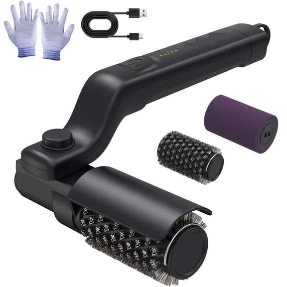 w Cordless Electric Grill Brush, 2 in 1 Rechargeable BBQ Grill Cleaner Spin Scrubber with 360 Rotating Cleaning, 3-Speed Settings