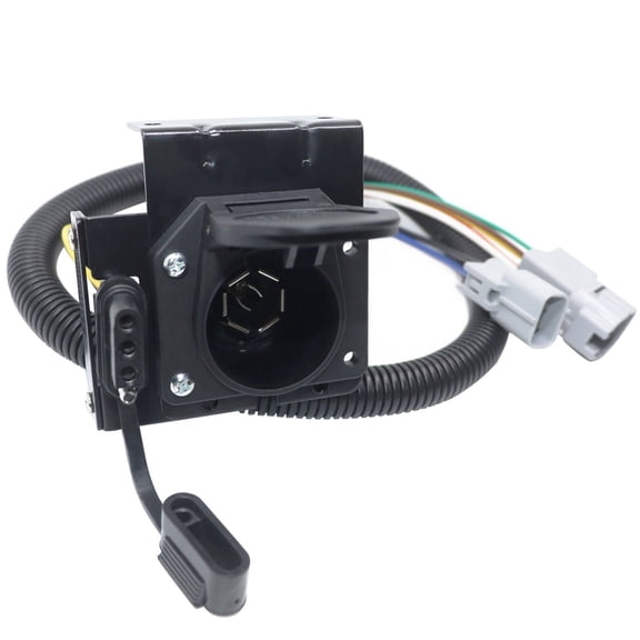 Multi-Tow 7-Way Blade and 4-Way Flat Vehicle Trailer Connector Wiring Harness for 2007-2013 Toyota Tundra
