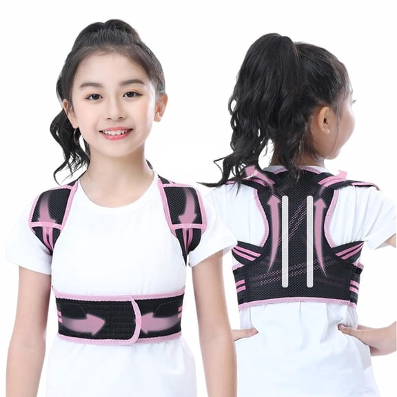 w Posture Corrector For Kids - Back Brace Posture Corrector, Spine Corrector - Adjustable Upper Back Posture Brace