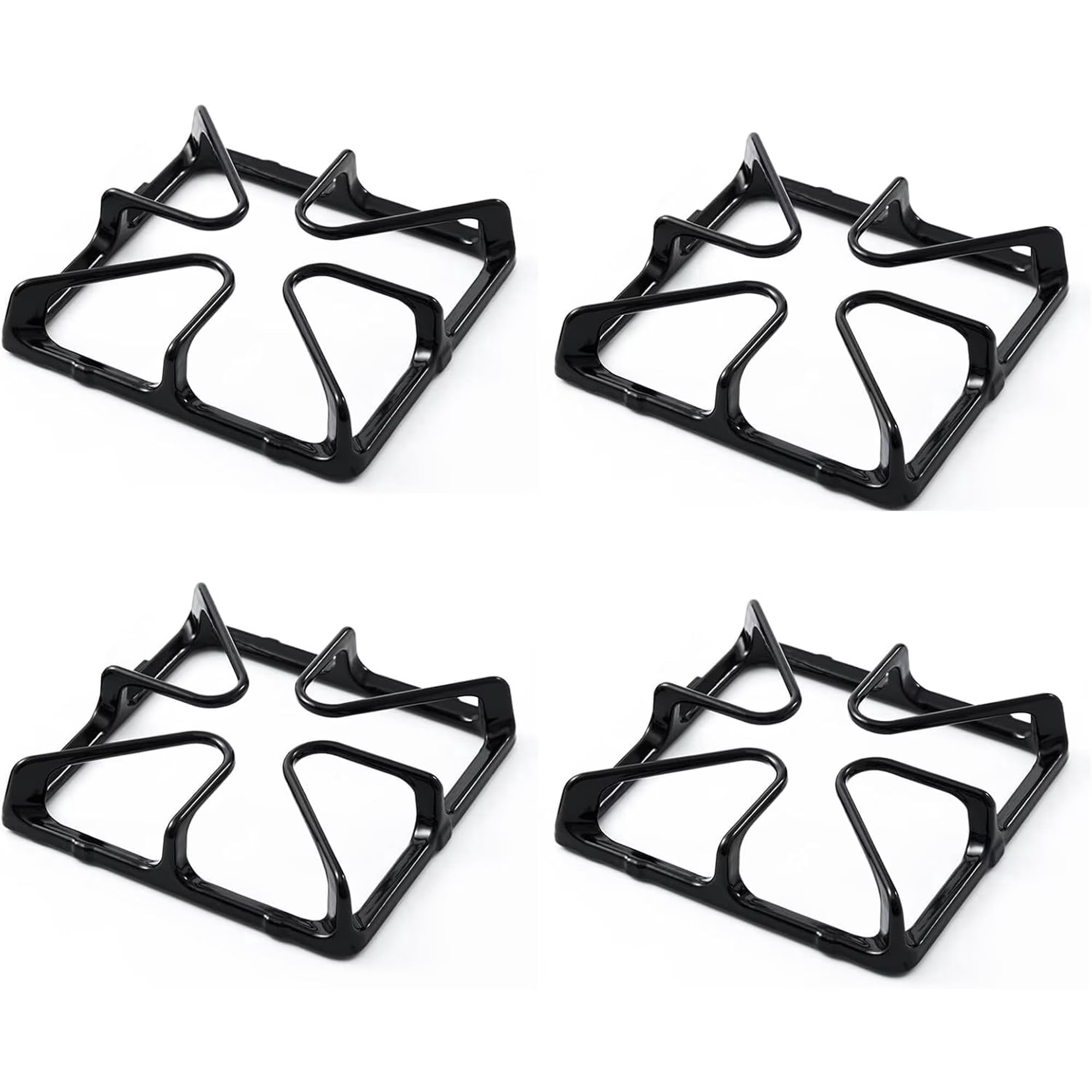 Premium WB31K10034 Gas Range Surface Burner Grates Replacement Parts For GE Stove Parts  Cooktop Parts Cast Iron Gas Stove Rack, Top Burner Rack Sets 4-Pack