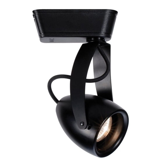 wac lighting led810 impulse led low voltage track fixture black