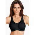 thumbnail image 1 of Wacoal Women's Underwire Sport Bra,Black,32C, 1 of 2