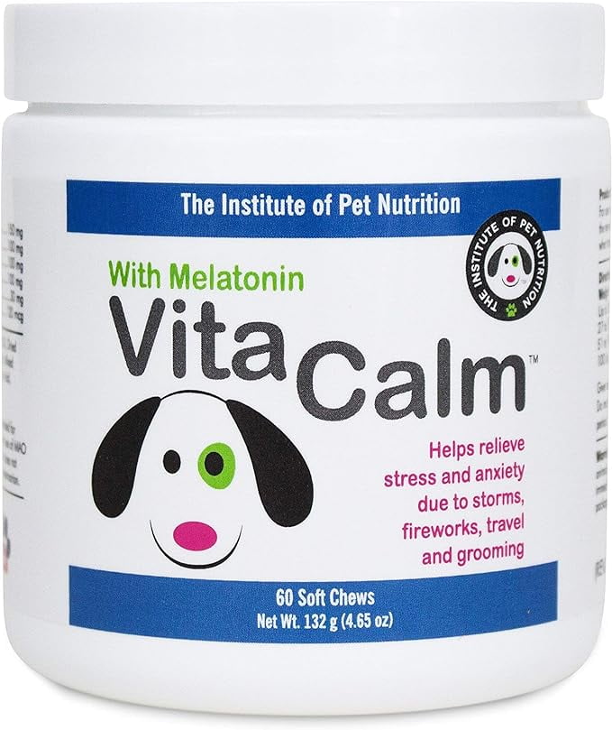 waggedy Calming Chews for Dogs, Tasty Treats Provide Stress & Anxiety Relief for Dogs During Separation, Travel & Times of Fear  Cat Calming Treats | Dog Treats (Calm)