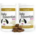 thumbnail image 1 of waggedy Daily Essentials Adult Chews, Dog Multivitamin & Immune System Support (2 Packs, 60 Chews Each), 1 of 7