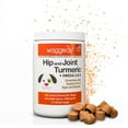 thumbnail image 1 of waggedy Hip and Joint Chews for Dogs with Turmeric, Glucosamine & MSM (120 Chews), 1 of 10