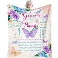thumbnail image 1 of wajoiu Regalos para Mama Dia De Las Madres, Cumpleaño/Mom in Spanish, Mom Birthday Gift from Daughter Son, Mamá Throw Blanket 60" X 50", Mom Birthday Gift Ideas, Regalos para Mama Cumpleaños, 1 of 6