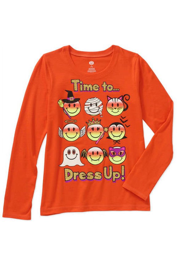 wal-mart Halloween Ls Graphic Tee