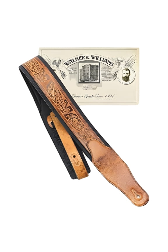 gb-104 latigo tan padded strap live oak pattern