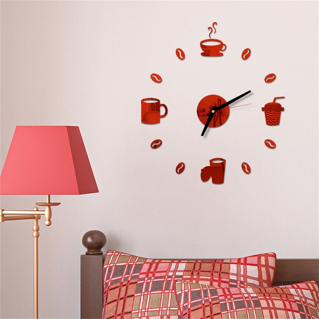 wall clocks battery operated kids bedroom decor small clock for ...
