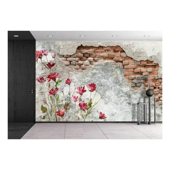 wall26-1937 Chevy Without Wheels Abandoned in The Desert. - Removable Wall Mural | Self-Adhesive Large Wallpaper - 100x144 inches