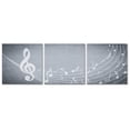 thumbnail image 1 of wall26 3 Panel Canvas Wall Art Music Note Pictures Home Wall Decorations for Bedroom Living Room Paintings Canvas Prints Framed - 12"x12"x3 Panels, 1 of 4
