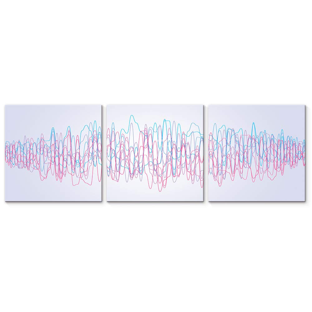 wall26 3 Panel Canvas Wall Art Music Note Pictures Home Wall ...