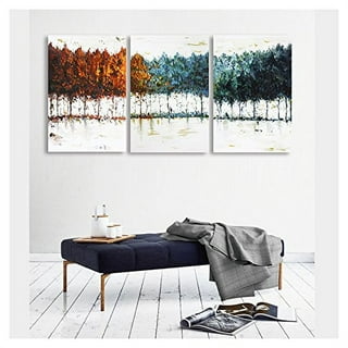 Large Artwork for Living Room Abstract Acrylic Canvas Paper Pad Small Watercolor  Canvases for Painting Oil Tree Prints Wall Art Generations Family Polyester  Canvas DIY Posters and Wall Sticker 