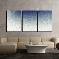wall26 - 3 Piece Canvas Wall Art - Abstract Splatted Background - Modern Home Art Stretched and Framed Ready to Hang - 16"x24"x3 Panels