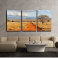 thumbnail image 1 of wall26 - 3 Piece Canvas Wall Art - Beautiful Landscape with Tree in Africa - Modern Home Art Stretched and Framed Ready to Hang - 24"x36"x3 Panels, 1 of 4