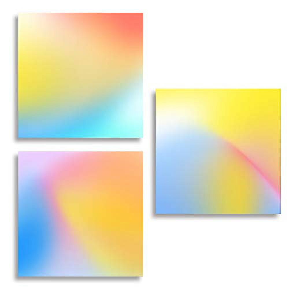 wall26 3 Piece Canvas Wall Art Colorful Quotes Modern Home Art