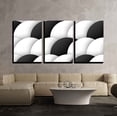 thumbnail image 1 of wall26 - 3 Piece Canvas Wall Art - Five Bare Trees in a Row at The Edge of a Small Dutch Village. - Modern Home Art Stretched and Framed Ready to Hang - 24"x36"x3 Panels, 1 of 4