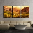 thumbnail image 1 of wall26 - 3 Piece Canvas Wall Art - Meteora Monasteries in Greece. - Modern Home Art Stretched and Framed Ready to Hang - 16"x24"x3 Panels, 1 of 4
