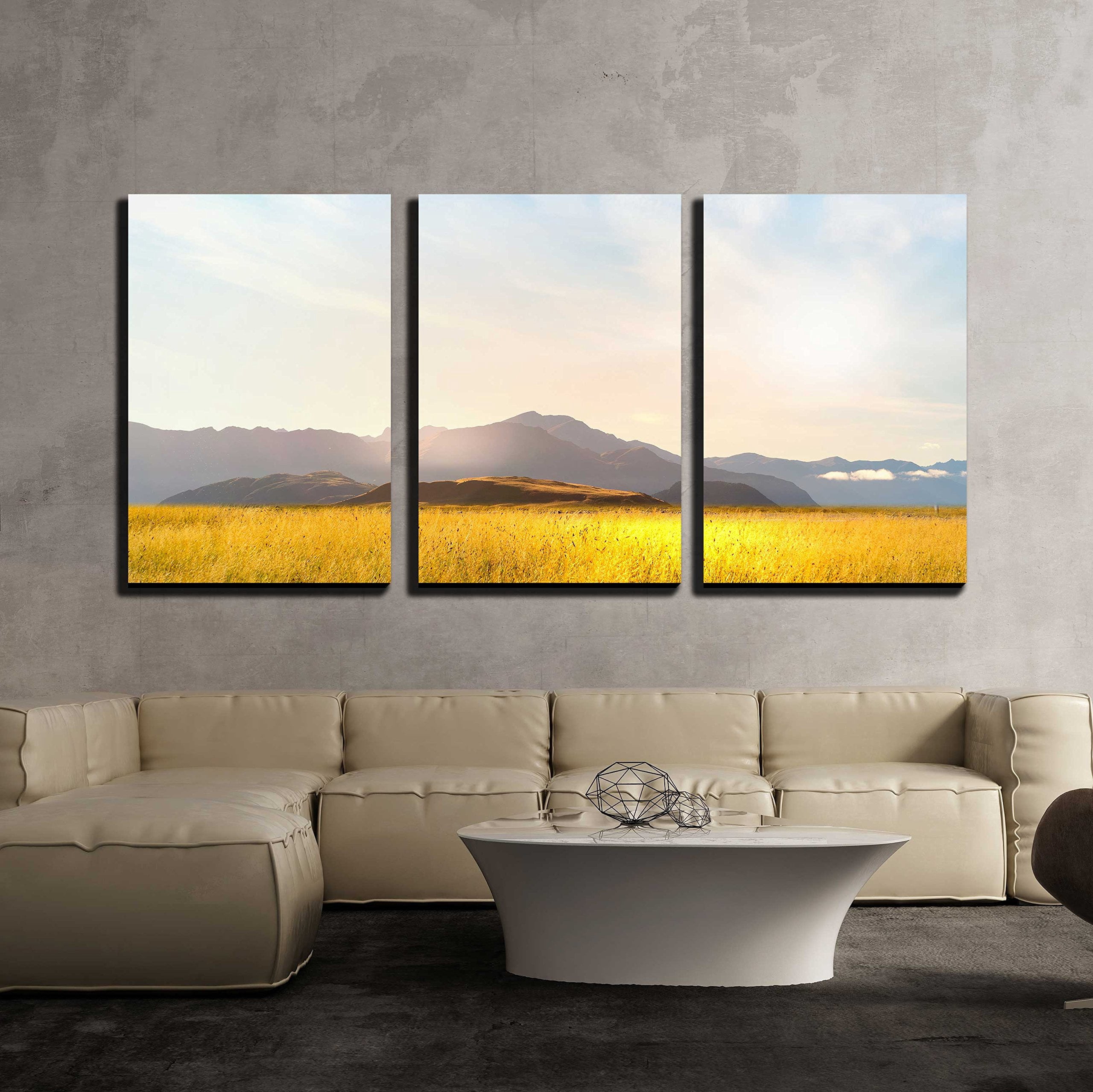 Wall26 3 Piece Canvas Wall Art Natural Landscape Of Summer Field wall26-3-piece-canvas-wall-art-natural-landscape-of-summer-field