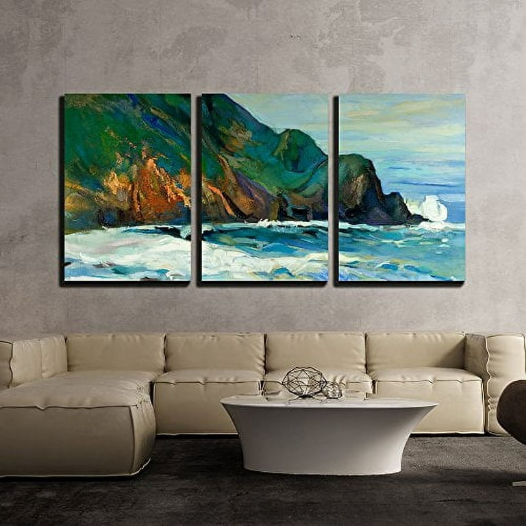 wall26 - 3 Piece Canvas Wall Art - Gone Fishing - Modern Home