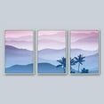 thumbnail image 1 of wall26 3 Piece Framed Canvas Wall Art for Living Room, Bedroom Mountain Landscape Illustration XIX Canvas Prints for Home Decoration Ready to Hang - 16"x24"x3 Panels, 1 of 4