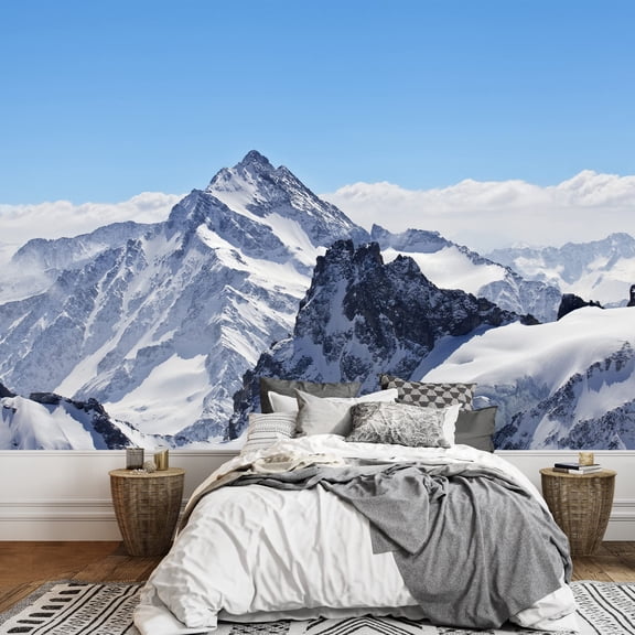 wall26 - AMA Dablam on The Way to Everest - Landscape - Wall Mural, Removable Sticker, Home Decor (66"x96", Artwork - DH94)