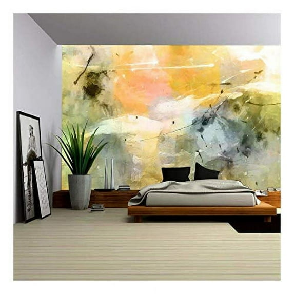 wall26 - Abstract Acrylic Colors Background - Canvas Art Wall Decor - 66 inchx96 inch