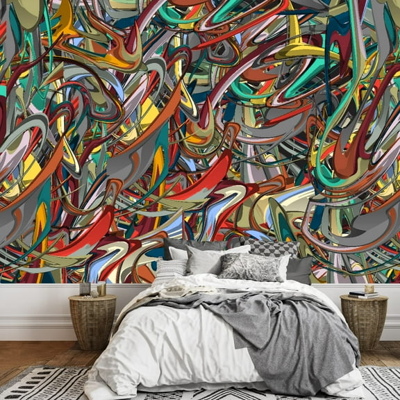 wall26 - Abstract Artistic Background for Design.Vector - Removable Wall Mural | Self-Adhesive Large Wallpaper - 66x96 inches