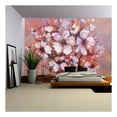 thumbnail image 1 of wall26 - Almonds Blossom Handmade Oil Painting on Canvas - Removable Wall Mural | Self-Adhesive Large Wallpaper - 100x144 inches, 1 of 5