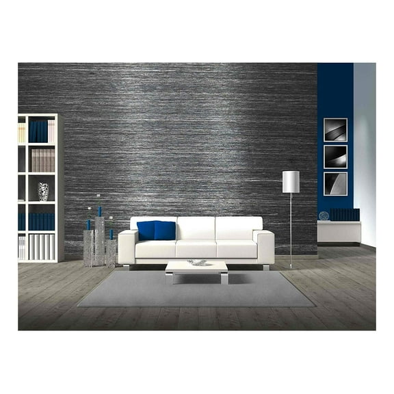 wall26 - Aluminium Metal Background Close Up - Removable Wall Mural | Self-Adhesive Large Wallpaper - 66x96 inches