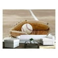 thumbnail image 1 of wall26 - Baseball Glove - Removable Wall Mural | Self-Adhesive Large Wallpaper - 100x144 inches, 1 of 6