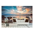 thumbnail image 1 of wall26 - Beautiful Cloudscape Over The Lake, Sunset Shot - Removable Wall Mural | Self-Adhesive Large Wallpaper - 66x96 inches, 1 of 6