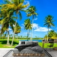 thumbnail image 1 of wall26 - Beautiful Golf Course Landscape in Miami. - Removable Wall Mural | Self-Adhesive Large Wallpaper - 100x144 inches, 1 of 6