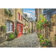 thumbnail image 1 of wall26 - Beautiful View of Scenic Narrow Alley with Historic Traditional Houses and Cobbled Street in an Old Town in Europe - Removable Wall Mural | Self-Adhesive Large Wallpaper - 66x96 inches, 1 of 6
